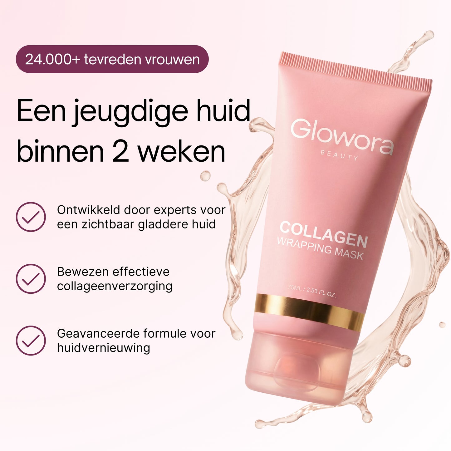 Bio-Collageen Masker + Kwast