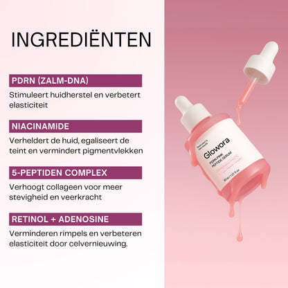 Rose Peptide Serum met PDRN