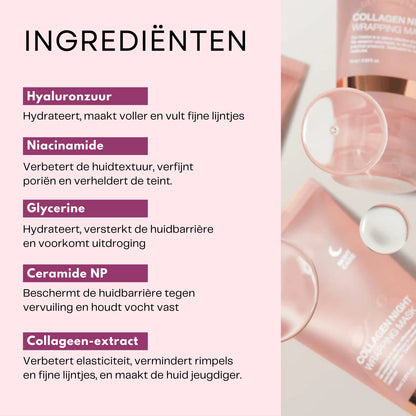 Koreaans Bio-Collageen Masker + Kwast