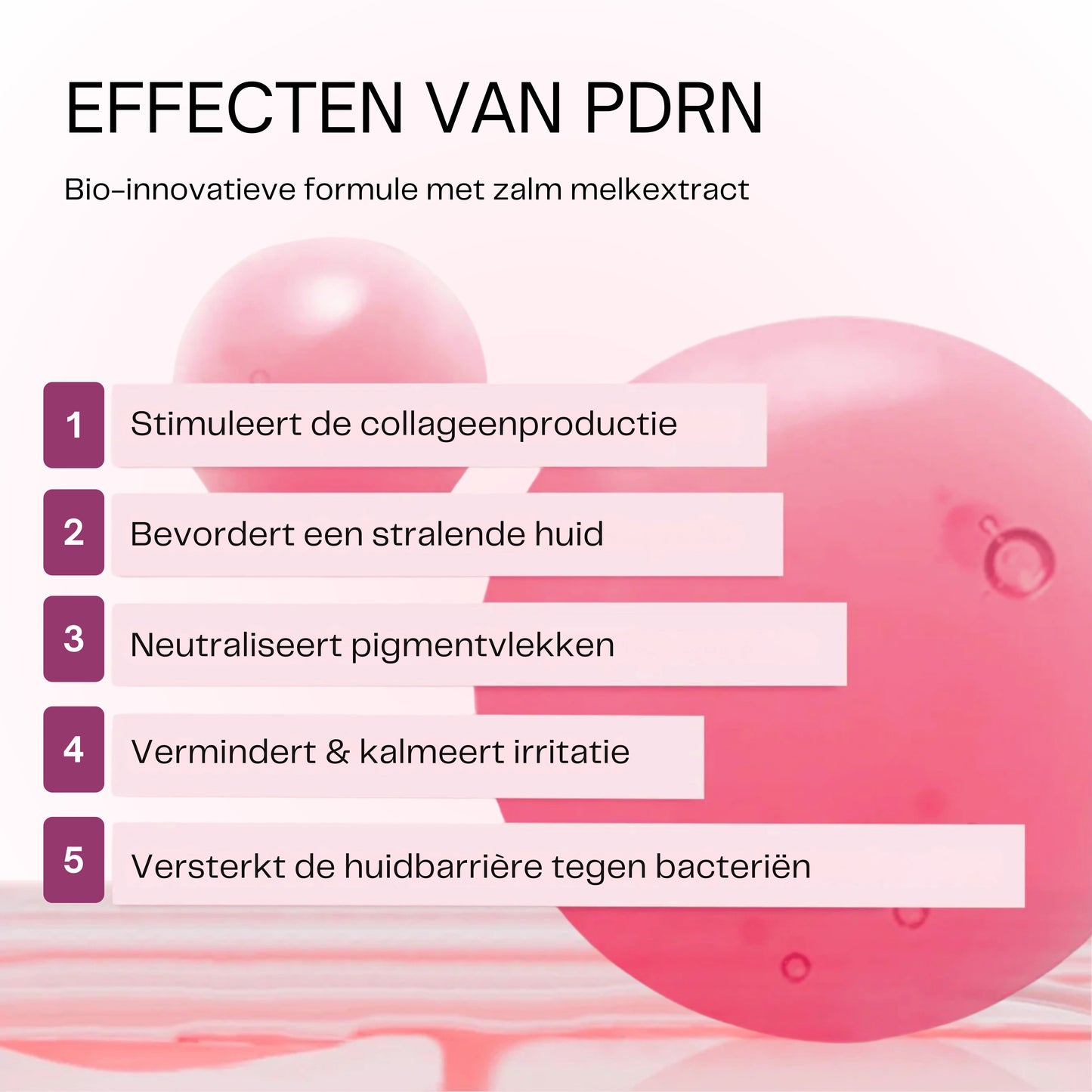 Rose Peptide Serum met PDRN
