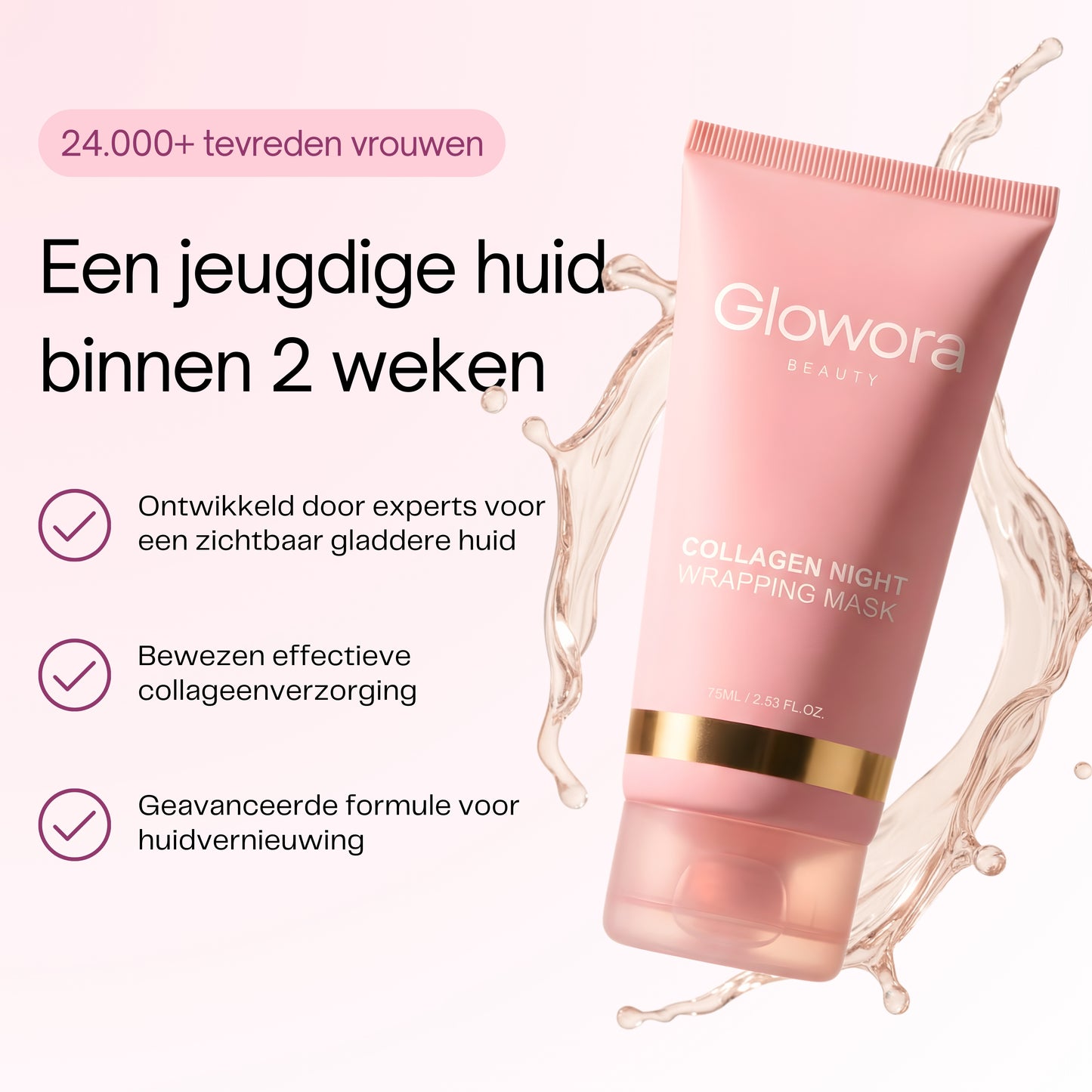 Bio-Collageen Masker + Kwast